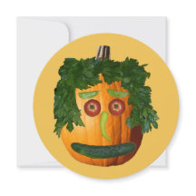 Happy Halloween - Uncut Pumpkin Invitations