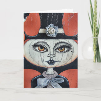 Happy Halloween Vampire Card