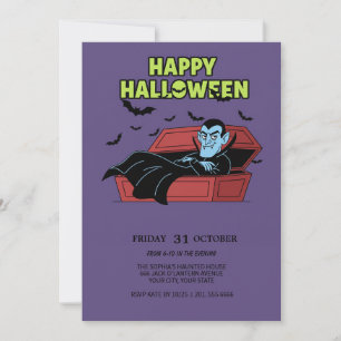 Happy Halloween Vampire Invite