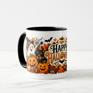 Happy Halloween Vintage Mug