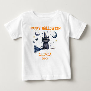 Happy Halloween Watercolor  Baby T-Shirt