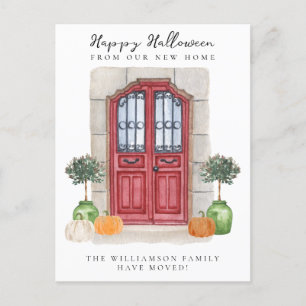Happy Halloween We have Moved Announcement Postcard