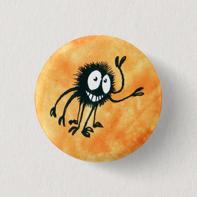 Happy Halloween! Webber Says "Hi!" 3 Cm Round Badge (Front)