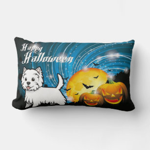 Happy Halloween West Highland Terrier Lumbar Cushion