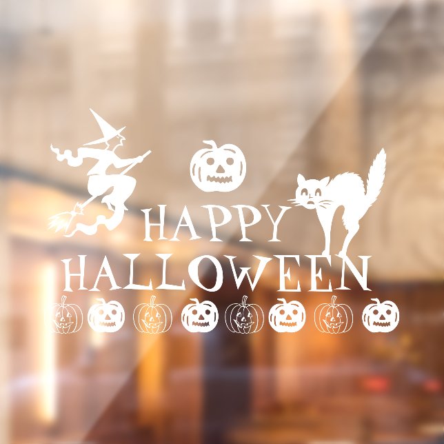 Happy Halloween white spooky cute decor House  (Sheet 2)