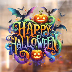 Happy Halloween Window Cling
