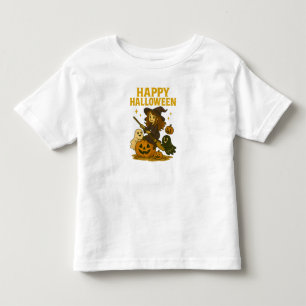 Happy Halloween Witch Toddler T-Shirt