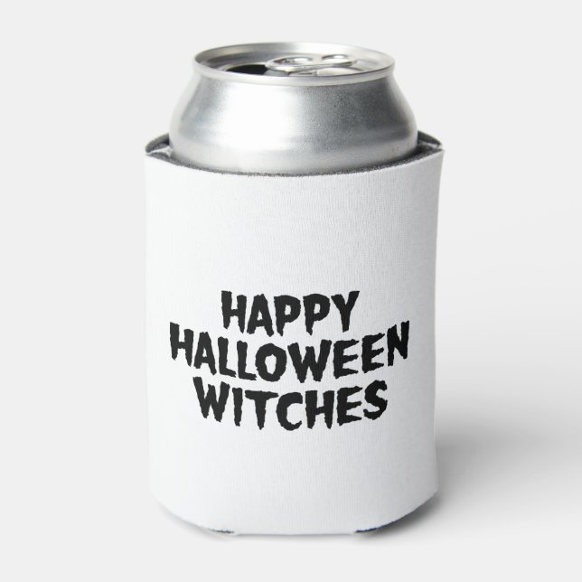 Happy Halloween Witches  Can Cooler (Can Front)