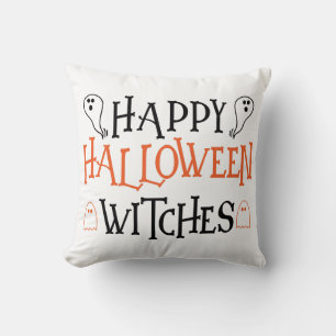 Happy Halloween Witches Cushion
