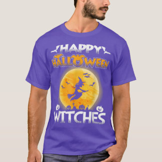 Happy Halloween Witches Halloween Witch Pumpkin Sk T-Shirt