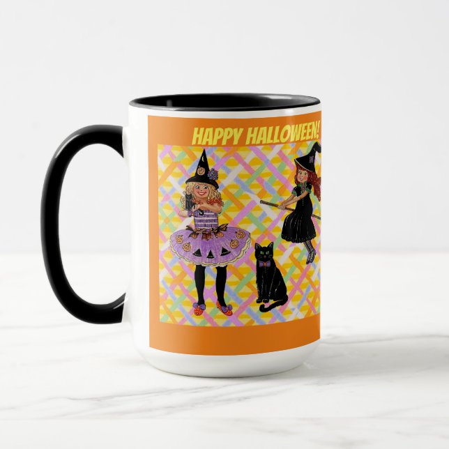 Happy Halloween! Witches Mug! Mug (Left)