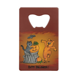 Happy Halloween with Cat Bat Dog and Spider