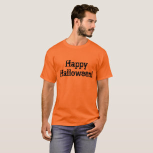 Happy Halloween with fun Halloween style letters T-Shirt