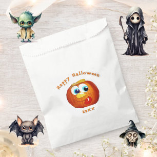 Happy Halloween with Goofy Jack-O-Lantern Favour Bag