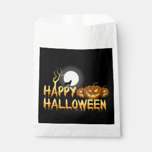 Happy Halloween Wolf Favour Bag