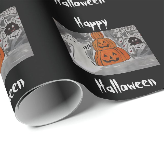 Happy Halloween Wrapping Paper (Roll Corner)