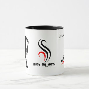 Happy Halloween Zombie Fighting Funny customisable Mug