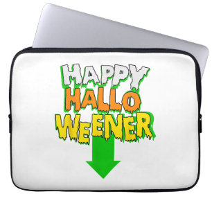 Happy Halloweener Funny Halloween Laptop Sleeve