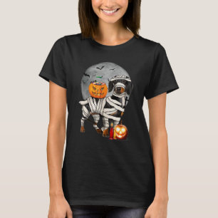 Happy Halloweenie Dachshund Mummy Doxie Dog Hallow T-Shirt