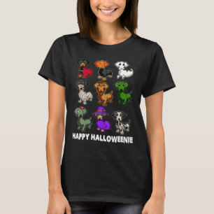 Happy Halloweenie Dachshund T-Shirt