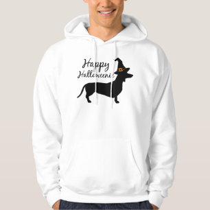 Happy Halloweenie Dachshund Wiener Dog Halloween Hoodie