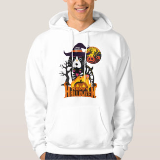 Happy Halloweenie Funny Dachshund Hound Halloween Hoodie