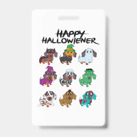 Happy Halloweenie Tee Halloween Dachshund Dog Idea