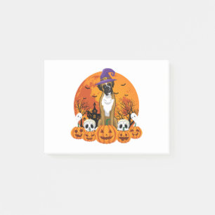 Happy Halloweiner Boxer Halloween Dog Post-it Notes