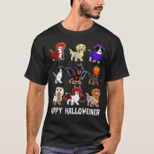 Happy Halloweiner Dachshund Dogs Happy Halloween C T-Shirt