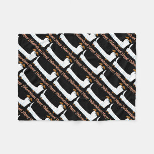 Happy Halloweiner Dachshund Fleece Blanket