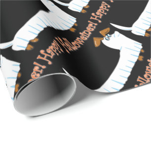 Happy Halloweiner Dachshund Wrapping Paper