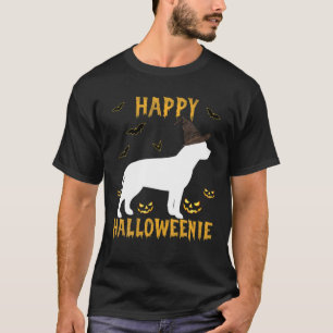 Happy Halloweiner Wiener Dog Costume Pitbull Hallo T-Shirt