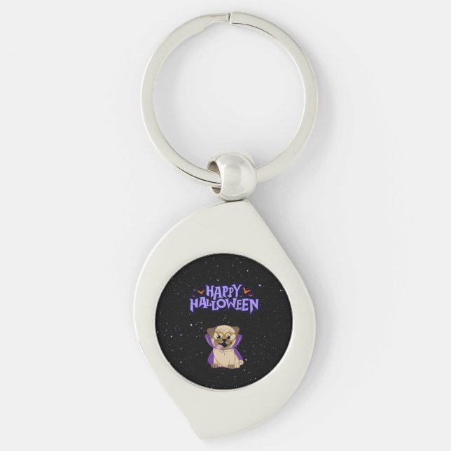Happy Hallowen Key Ring (Front)