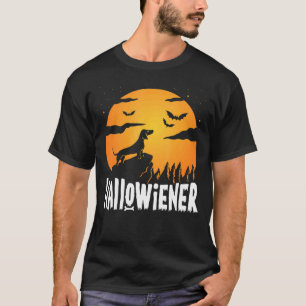 Happy Hallowiener Dachshund Halloween Weiner Dog T-Shirt