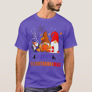 Happy Hallowthanksmas Gnome Shirt Funny Gnome Love