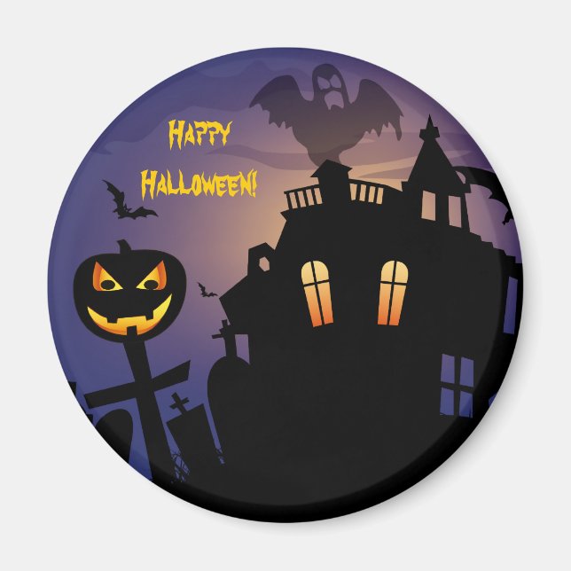 Happy Haloween Magnet (Front)