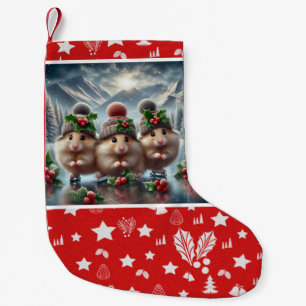 Happy Hamster Christmas Stocking
