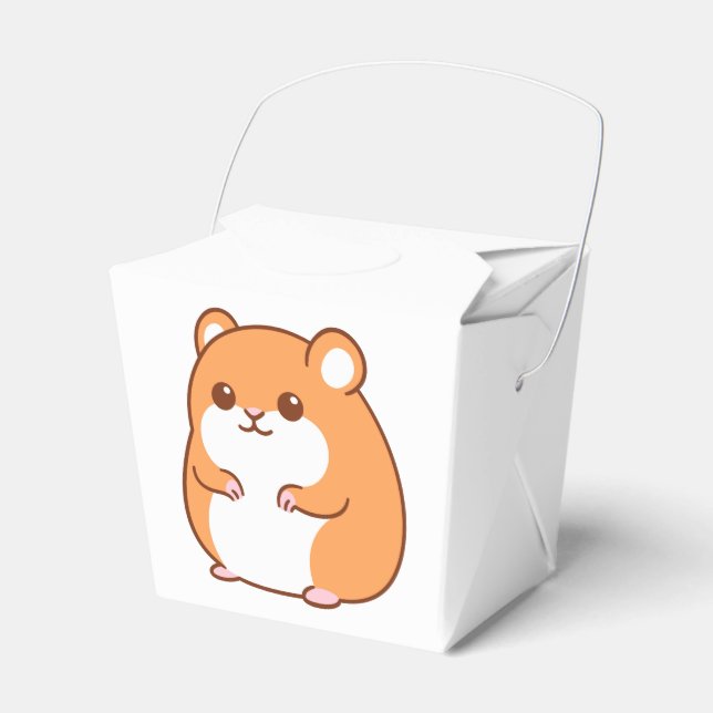 Happy Hamster Favour Box (Front Side)