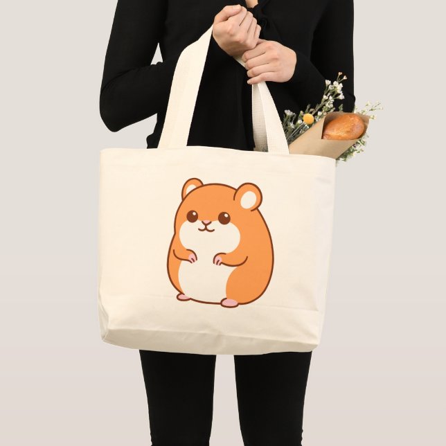 Happy Hamster Tote Bag (Front (Product))