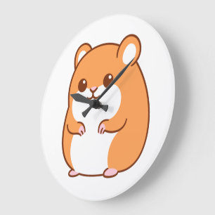 Happy Hamster Wall Clock