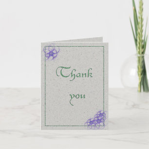 Happy Handfasting Thank You Card