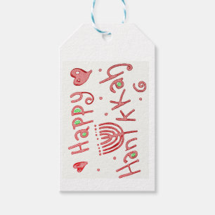 Happy Hannukah Gift Tags