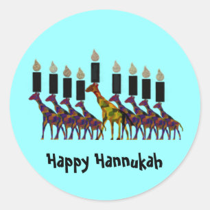 Happy Hannukah Stickers