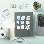 Happy Hanukkah<br><div class="desc">Hanukkah sticker sheet. This stickers are perfect for your needs in card making with children or to send to family. They become an essential when you are making holiday cards for donations to f seniors and hospitals. They beautiful with images that celebrate the great miracle that happen. they are colourful...</div>