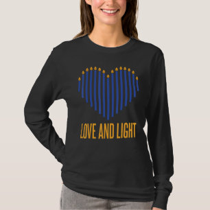 Happy Hanukkah 2022 Chanukah Dreidel Menorah Love T-Shirt