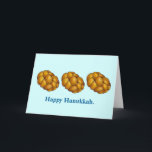 Happy Hanukkah Braided Challah Bread Chanukah Holiday Card<br><div class="desc">Cards feature an original marker illustration of a loaf of challah bread. Perfect for Hanukkah!

This Chanukah illustration is also available on other products. Don't see what you're looking for? Need help with customisation? Contact Rebecca to have something designed just for you.</div>