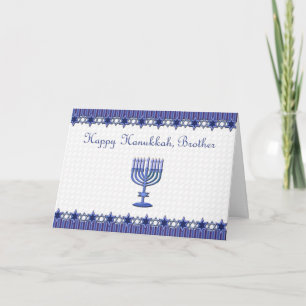 Happy Hanukkah Brother Card