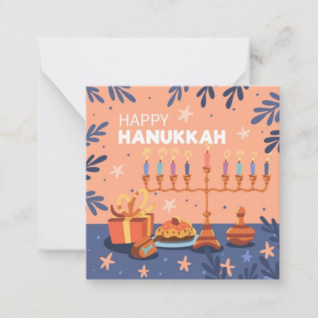 Happy Hanukkah Card (Front)