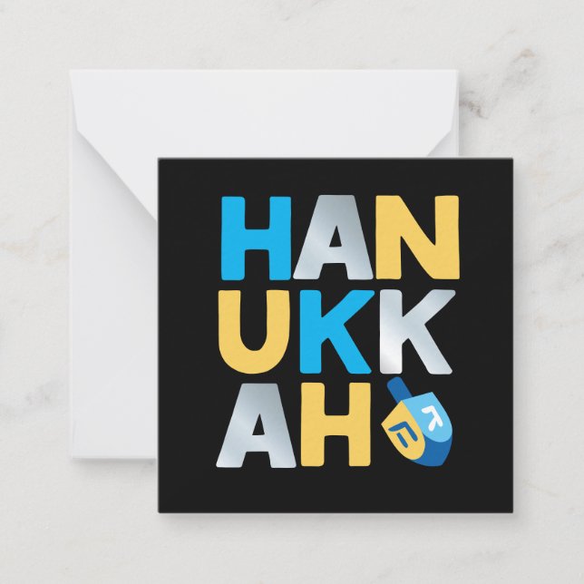 Happy Hanukkah Card (Front)