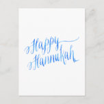 Happy Hanukkah Chanukah HANNUKKAH HANUKA Holiday Postcard<br><div class="desc">Use our cool template, artwork, photo, graphic, or illustration, then add a name, text, quote, or monogram to create your own custom or monogrammed portrait photo post card. Click the "Customise it!" button to make it totally customised. These post cards are great gifts for men, women, and kids (and you,...</div>